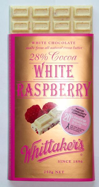 Whittaker's White Raspberry chocolate.
